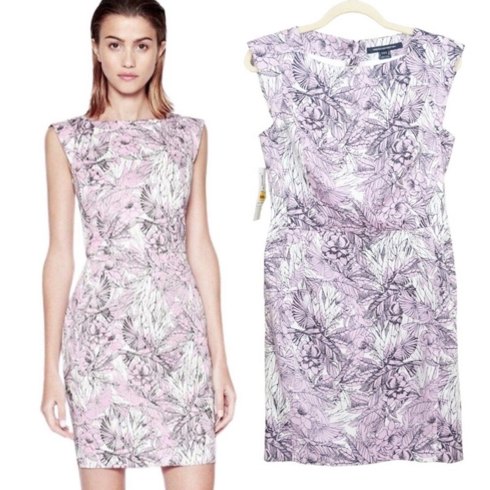 French Connection Flight of Fancy Floral Dress